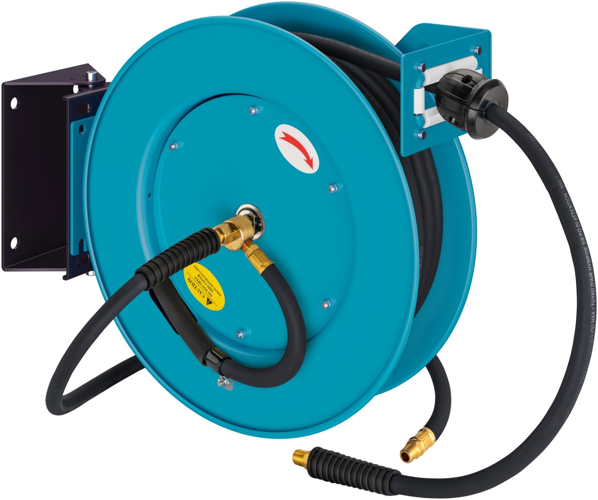 HAZET Schlauchaufroller ∙ offen ∙ 20 m ∙ 10 mm Innen-⌀ 9040OS-10 ∙ 20 m Produktbild img3 L