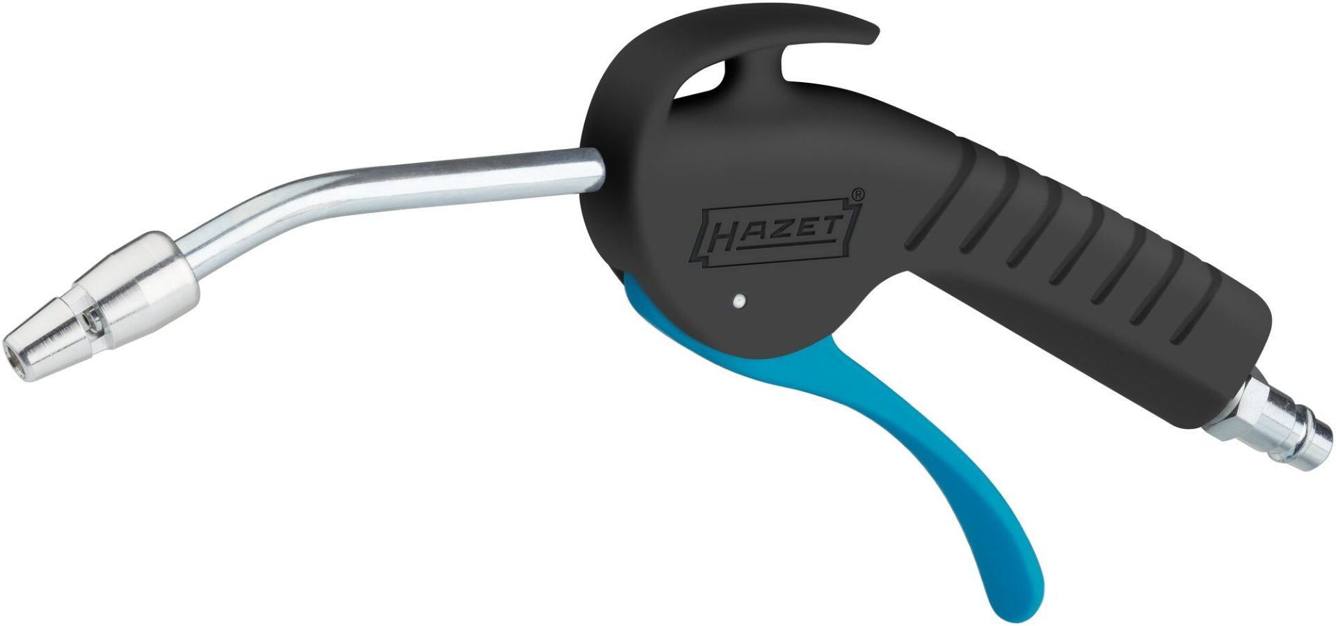 HAZET Ausblaspistole ∙ 100 mm ∙ mit Venturidüse und gebogenem Rohr 9040P-4 ∙ Länge: 265 mm Produktbild img1 L