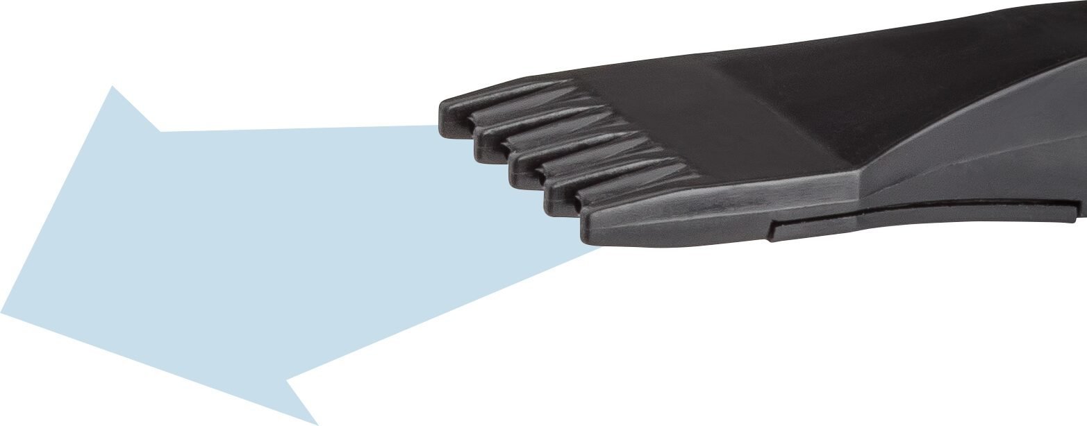 HAZET Ausblaspistole ∙ geräuscharm ∙ mit breiter Flachdüse 9040P-5 ∙ Länge: 203 mm Produktbild img4 L