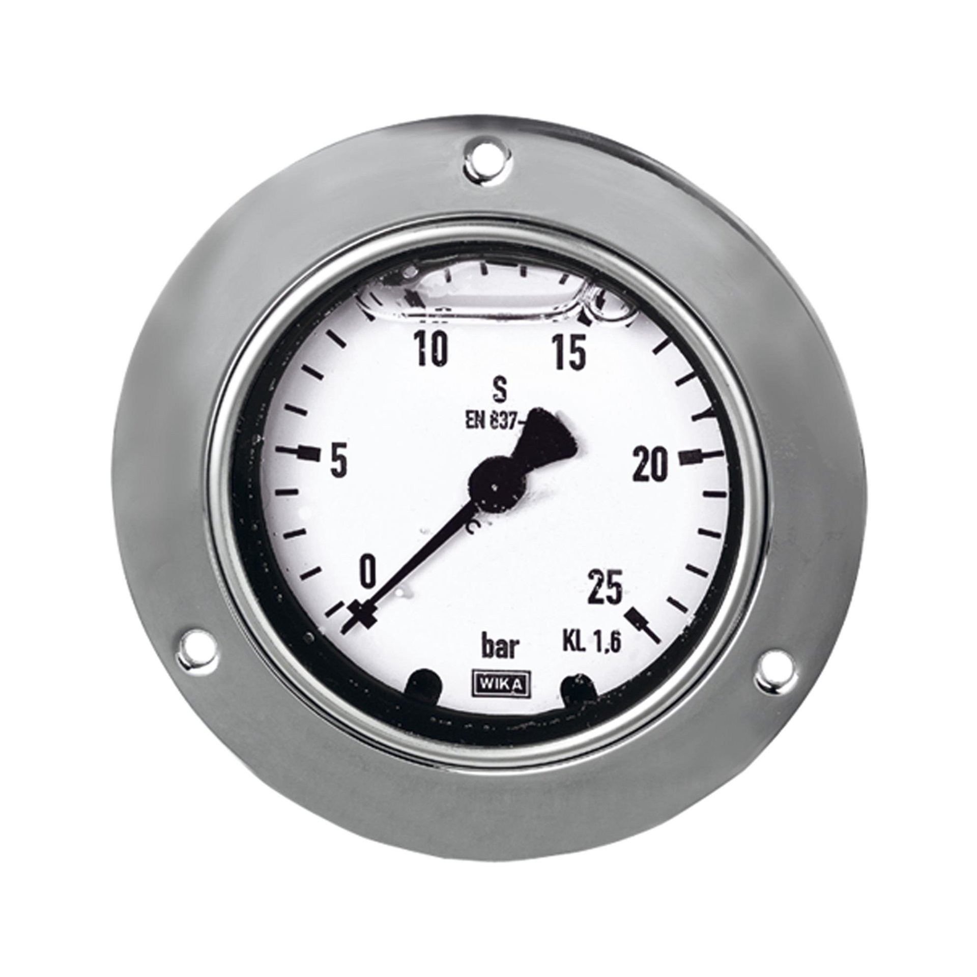 Glyzerinmano, Frontring, G 1/4 hinten zentr., 0 - 6,0 bar, Ø 63 Produktbild img1 L