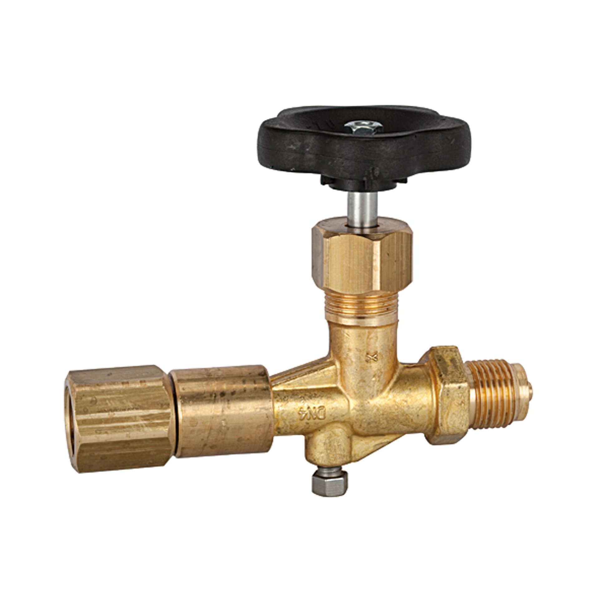 RIEGLER Mano-Absperrven., Zapfen-drehb. Muffe, DIN16270, ES 1.4571, G 1/2 Produktbild img1 L