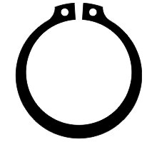 A 8-411 Sich.-Ring, DIN 471, X39CrMo17.1(1.4122) Produktbild img1 L