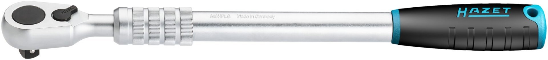 HAZET HiPer Feinzahn-Umschaltknarre ∙ ausziehbar 916HPLG ∙ 1/2 Zoll (12,5 mm) Vierkant massiv ∙ 614 mm Produktbild img1 L
