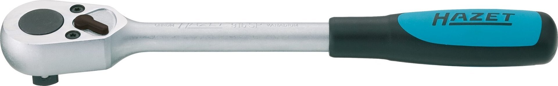 HAZET Umschaltknarre 916SP ∙ 1/2 Zoll (12,5 mm) Vierkant massiv ∙ Länge: 275 mm Produktbild img1 L