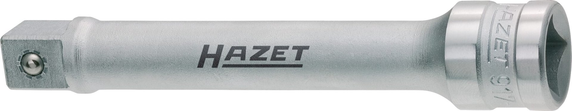 HAZET Verlängerung 917-5 ∙ 1/2 Zoll (12,5 mm) Vierkant hohl ∙ 1/2 Zoll (12,5 mm) Vierkant massiv ∙ Länge: 123 mm Produktbild img1 L