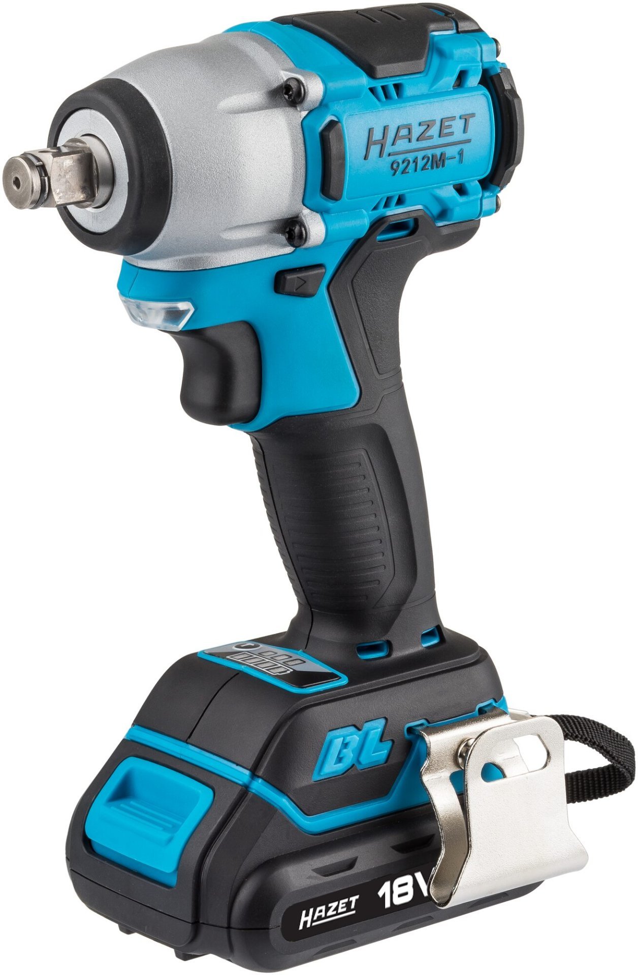 HAZET HAZET Mini Akku Schlagschrauber Satz ∙ 18&nbsp;Volt 9212M-1/4 ∙ Lösemoment maximal [Nm]: 270 Nm ∙ 1/2 Zoll (12,5 mm) Vierkant massiv ∙ 4-teilig Produktbild img5 L