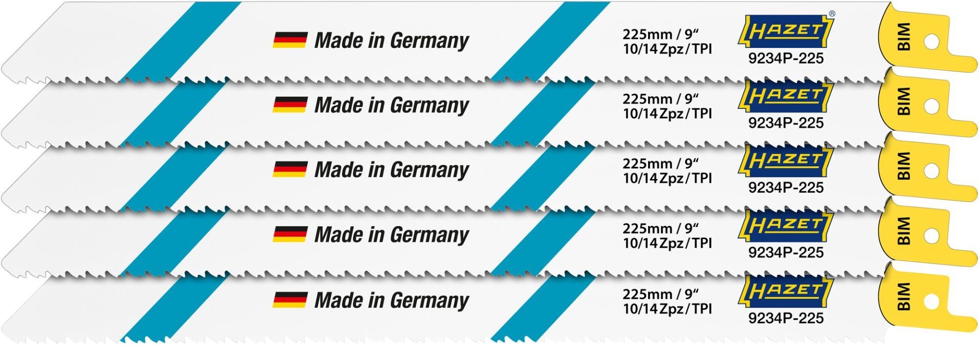 HAZET Sägeblätter Satz 9234P-225/5 ∙ 5-teilig Produktbild img1 L