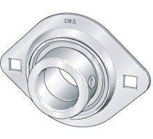 RAT25-XL Flanschlagereinheit, oval Produktbild img1 L