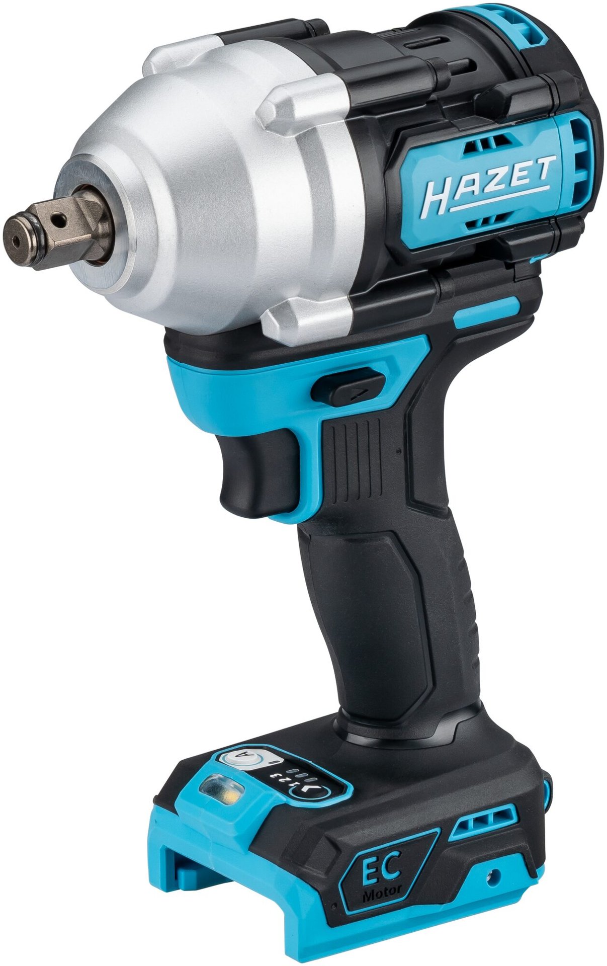 HAZET Akku-Schlagschrauber 9512-950 ∙ Lösemoment maximal [Nm]: 950 Nm ∙ 1/2 Zoll (12,5 mm) Vierkant massiv ∙ L x B x H: 159 mm x 74 mm x 227 mm Produktbild img1 L
