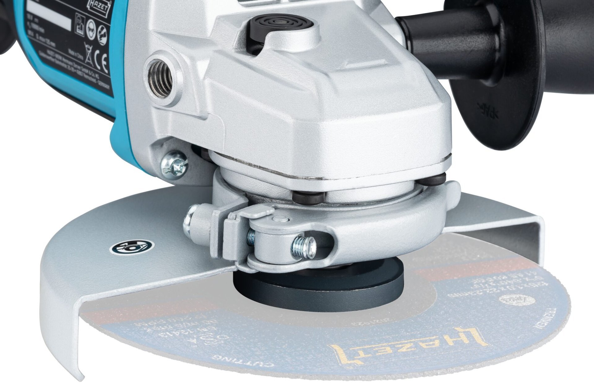 HAZET Akku-Winkelschleifer ⌀ 125&nbsp;mm ∙ 18 Volt ∙ Grundgerät 9533-10 ∙ L x B x H: 295 mm x 75 mm x 120 mm Produktbild img3 L