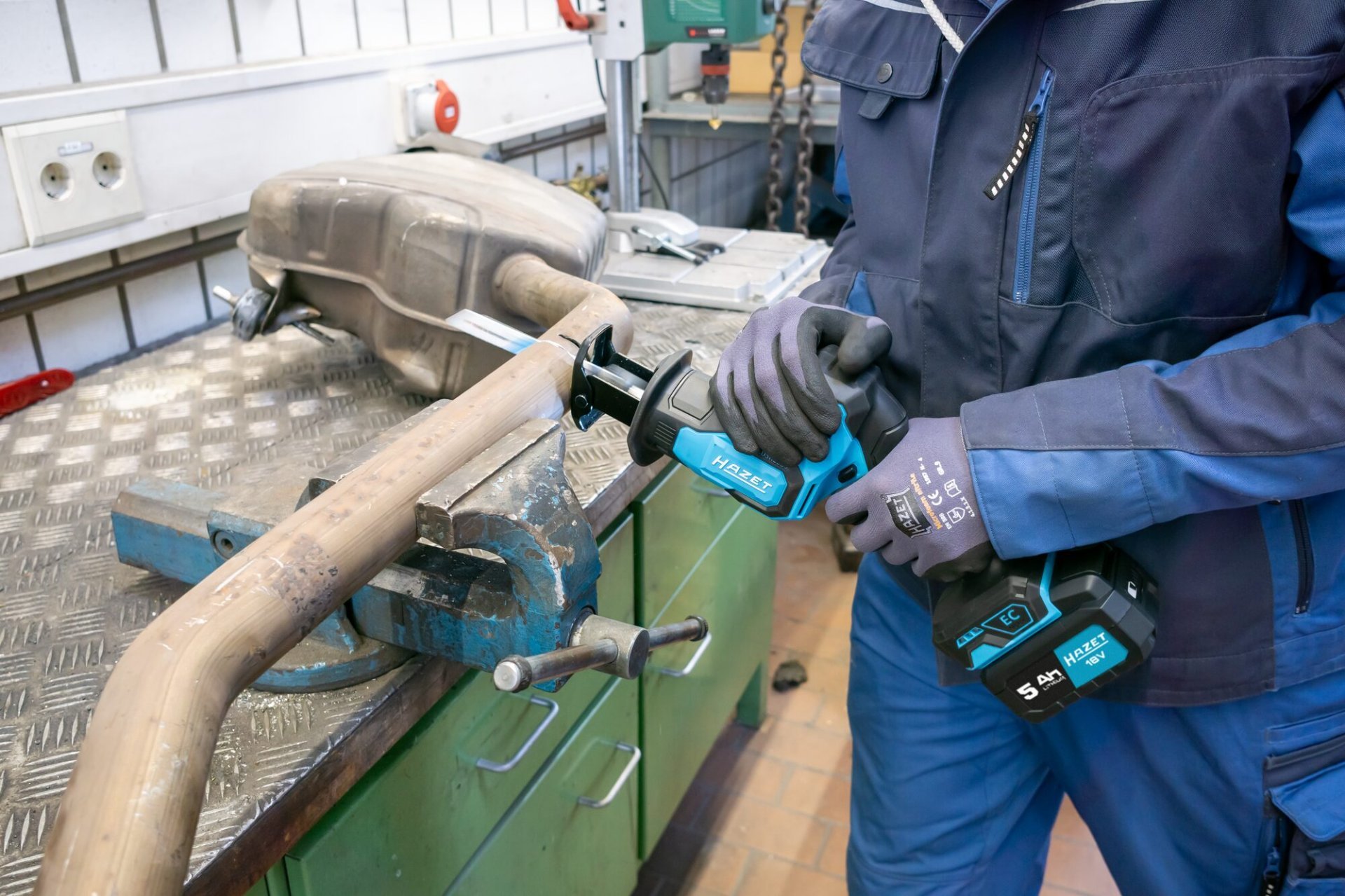 HAZET Akku-Säbelsäge ∙ Langhub ∙ 18 Volt ∙ Grundgerät 9534-10 Produktbild img7 L