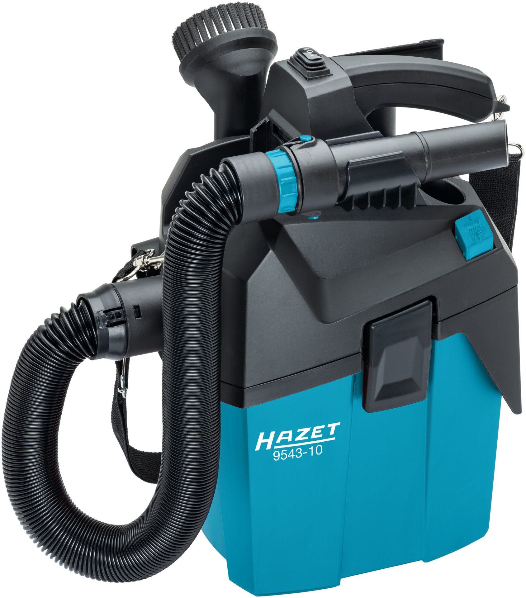 HAZET Akku-Trockensauger ∙ 18 Volt 9543-10 ∙ L x B x H: 240 mm x 200 mm x 400 mm Produktbild img1 L