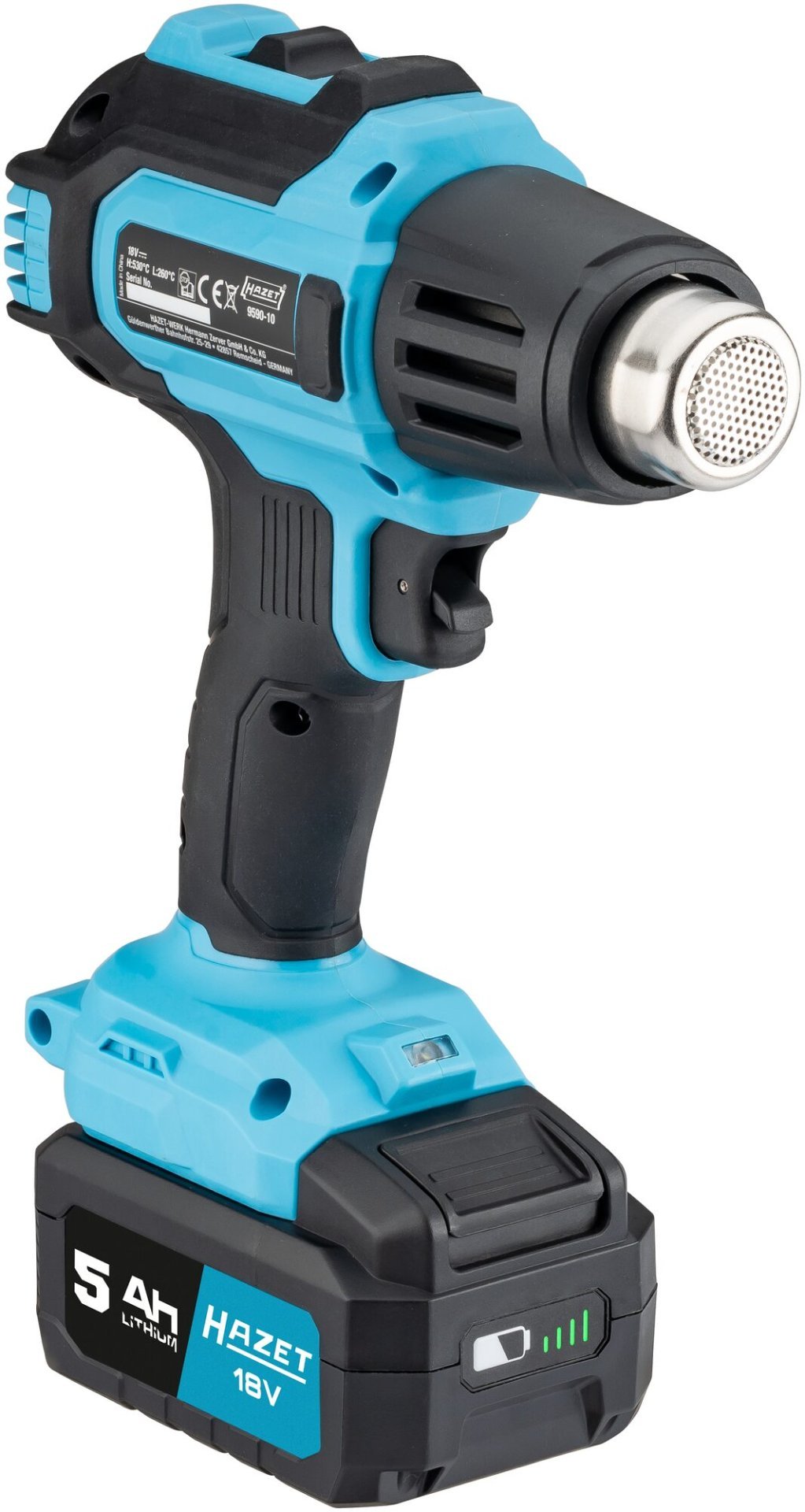 HAZET Akku-Heißluftgerät ∙ 18 Volt ∙ Grundgerät 9590-10 Produktbild img8 L