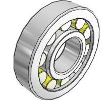 NJ 208 ECP/C5 Zylinderrollenlager, mit Kunststoffkäfig Produktbild img1 L