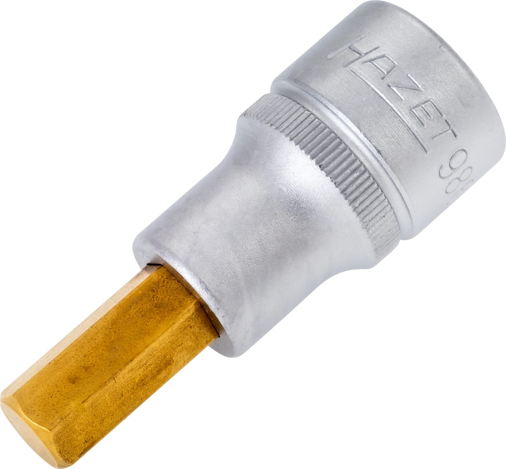 HAZET Schraubendreher-Steckschlüsseleinsatz 986-10 ∙ 1/2 Zoll (12,5 mm) Vierkant hohl ∙ Innen Sechskant Profil ∙ SW 10 mm Produktbild img1 L