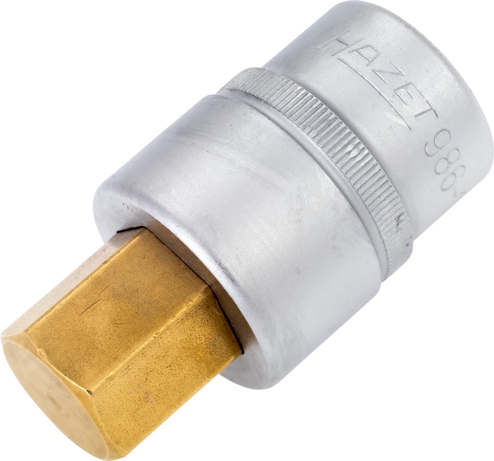 HAZET Schraubendreher-Steckschlüsseleinsatz 986-19 ∙ 1/2 Zoll (12,5 mm) Vierkant hohl ∙ Innen Sechskant Profil ∙ SW 19 mm Produktbild img1 L