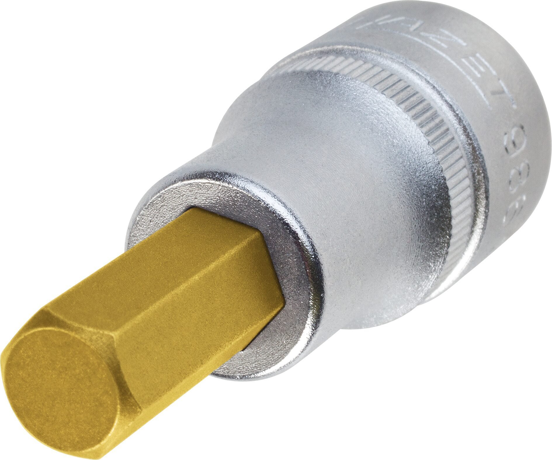 HAZET Schraubendreher-Steckschlüsseleinsatz 986-10 ∙ 1/2 Zoll (12,5 mm) Vierkant hohl ∙ Innen Sechskant Profil ∙ SW 10 mm Produktbild img2 L