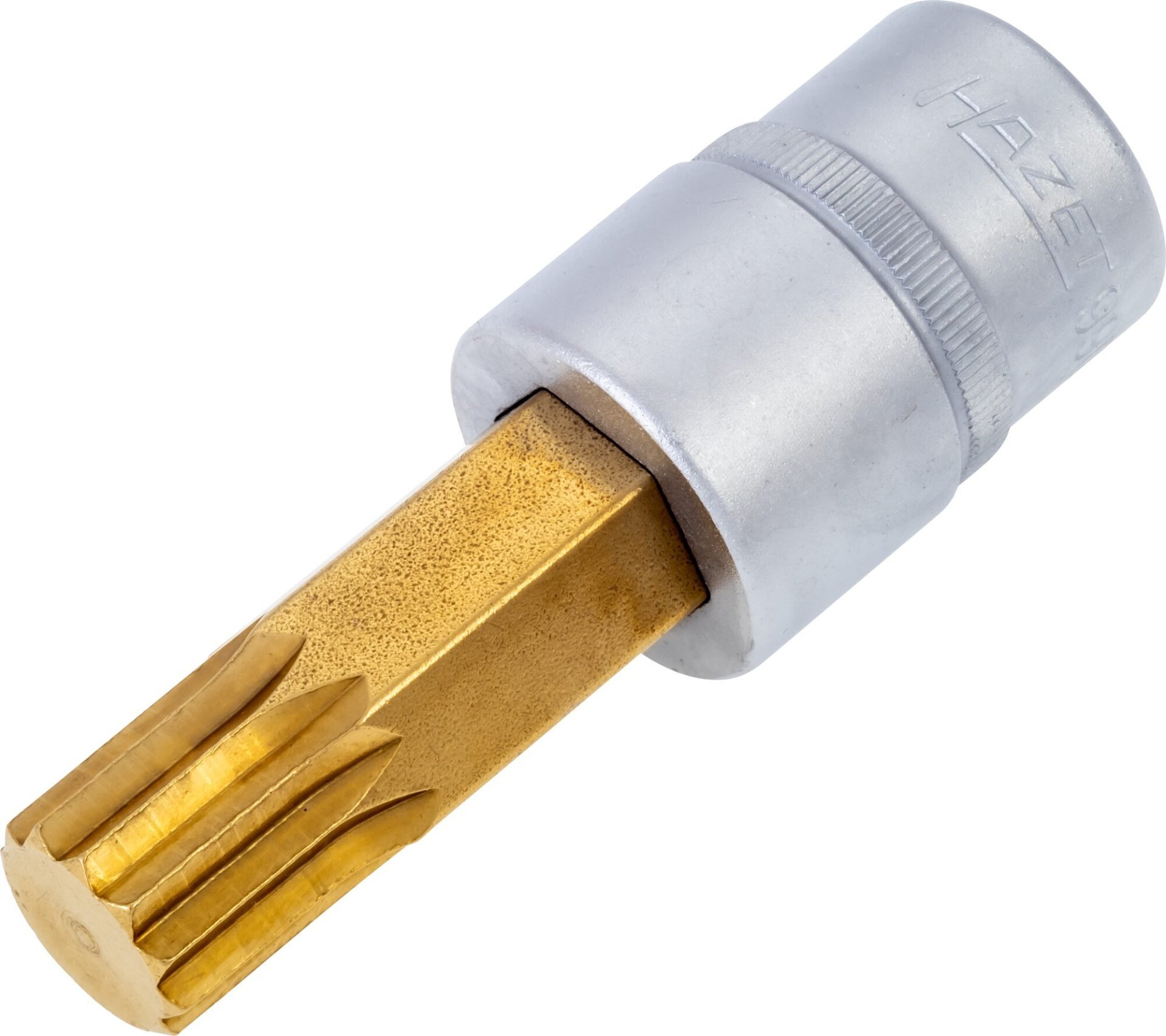 HAZET Schraubendreher-Steckschlüsseleinsatz 990-18 ∙ 1/2 Zoll (12,5 mm) Vierkant hohl ∙ Innen Vielzahn Profil XZN ∙ SW M18 Produktbild img1 L
