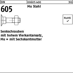 DIN 605 Mu St. M 6 x 60 VE=S Produktbild img1 L