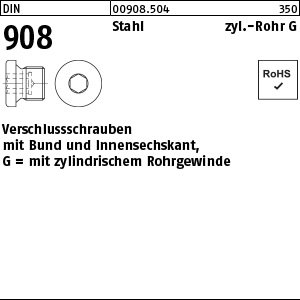 DIN 908 Stahl G 1 A VE=S Produktbild img1 L