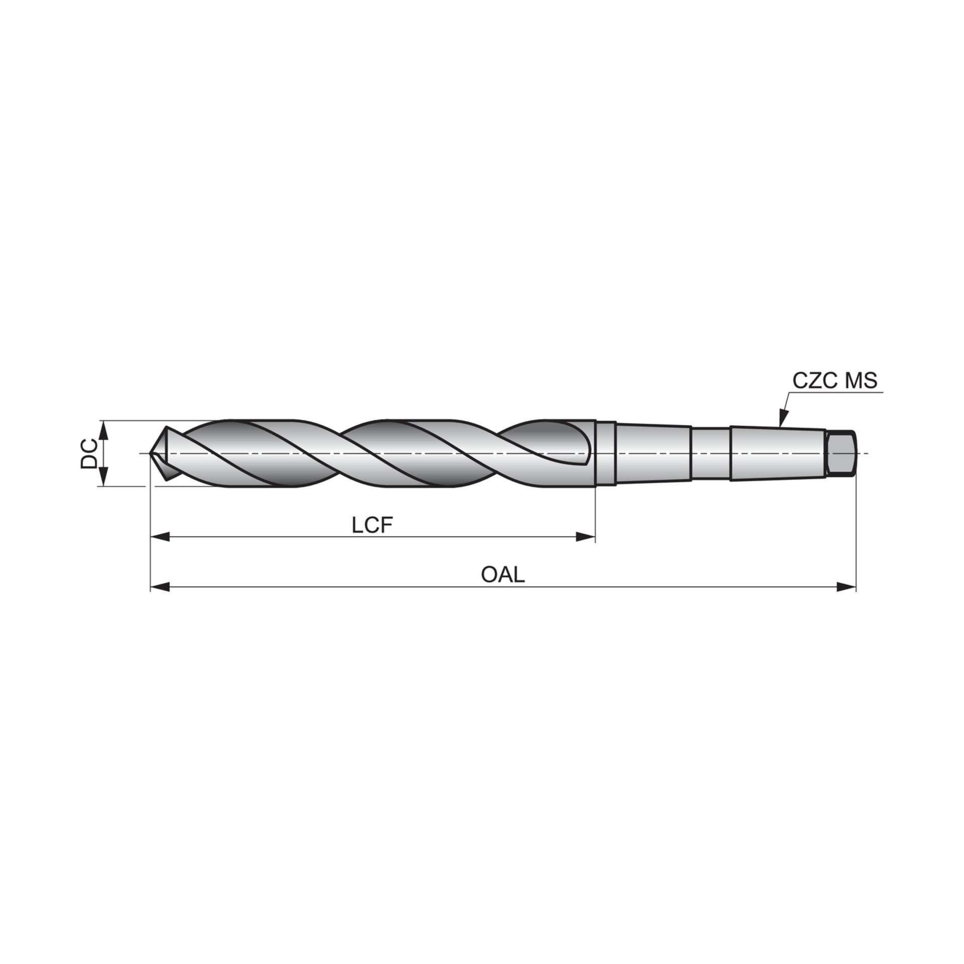 Spiralbohrer, MK A13022.75 Produktbild img3 L