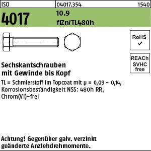 ISO 4017 10.9 M 16 x 35 flZn/nc/TL/x/480h/C flZn VE=S Produktbild img1 L