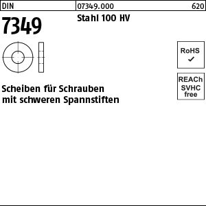Reyher DIN 7349 Stahl 100HV Scheiben für Schrauben mit schweren Spannstiften Produktbild img1 L