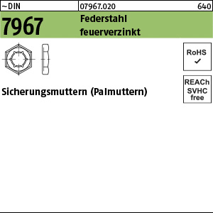 DIN 7967 Federstahl M 27 feuerverzinkt tZn VE=S Produktbild img1 L