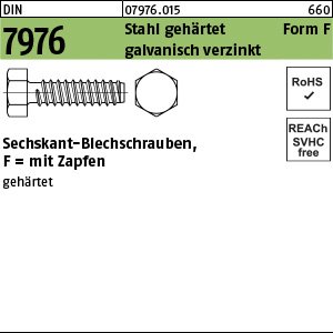 DIN 7976 Stahl 4,8 x 19 -F galv. verzinkt passiviert gal Zn VE=S Produktbild img1 L