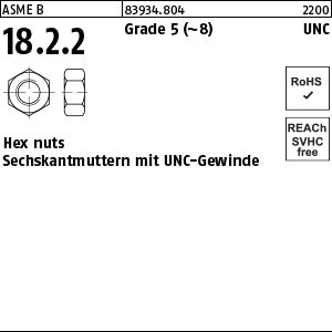 ART 83934 Hex nuts Grade 5 5/8 - 11 UNC VE=S Produktbild img1 L