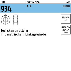 DIN 934 A 2 M 30-LH A 2 VE=S Produktbild img1 L