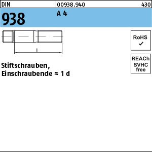 DIN 938 A 4 M 16 x 50 A 4 VE=S Produktbild img1 L