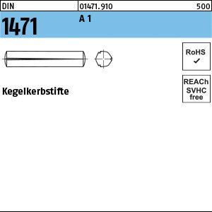 Reyher DIN 1471 A 1 Kegelkerbstifte Produktbild img1 L