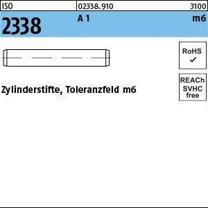 ISO 2338 A 1 m6 Zylinderstifte, Toleranzfeld m6 Produktbild img1 L