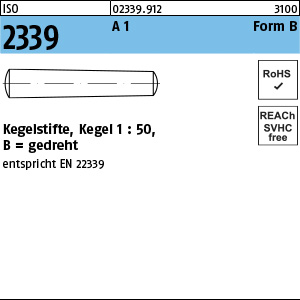 ISO 2339 A 1 B 3 x 24 rostfrei A 1 VE=S Produktbild img1 L