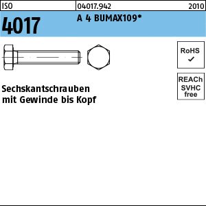 Reyher ISO 4017 A 4 BUMAX109 Sechskantschrauben mit Gewinde bis Kopf Produktbild img1 L