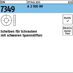 Reyher DIN 7349 A 2 100 HV Scheiben für Schrauben mit schweren Spannstiften Produktbild img1 L