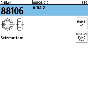 Reyher Artikel 88106 A 1/A 2 Setzmuttern Produktbild img1 L