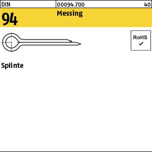 Reyher DIN 94 Messing Splinte Produktbild img1 L