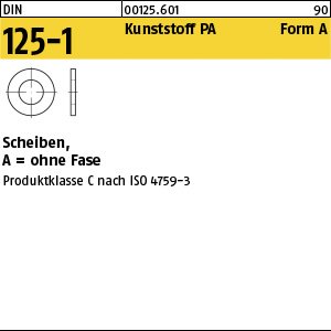 Reyher DIN 125-1 Kunststoff PA Form A Scheiben, ohne Fase Produktbild img1 L