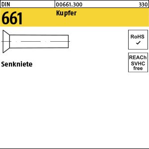 Reyher DIN 661 Kupfer Senkniete Produktbild img1 L