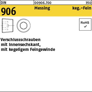 DIN 906 Messing M 24 x 1,5 Ms VE=S Produktbild img1 L