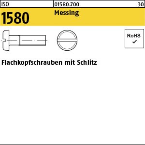 ISO 1580 Messing M 5 x 30 Ms VE=K Produktbild img1 L