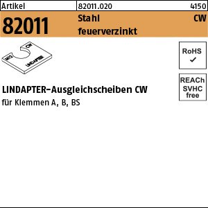 Reyher Artikel 82011 Stahl CW feuerverzinkt LINDAPTER-Ausgleichscheiben CW Produktbild img1 L