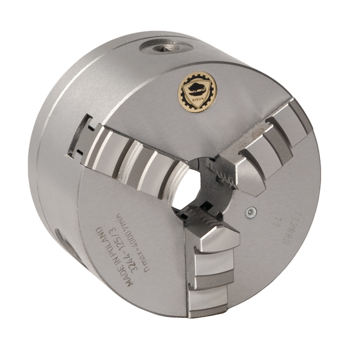 Optimum Dreibacken-Drehfutter Guss BISON Ø 200 mm DIN 6350 A2-5 Produktbild img1 L