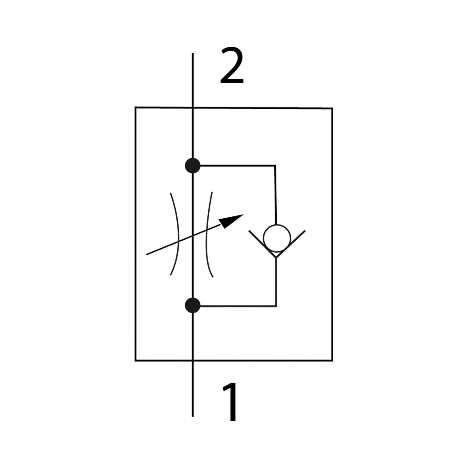 RIEGLER Drosselrückschlagventil einseitig, Gewinde-Schlauch , G 1/8, Schlauch- Ø 4 Produktbild img3 L