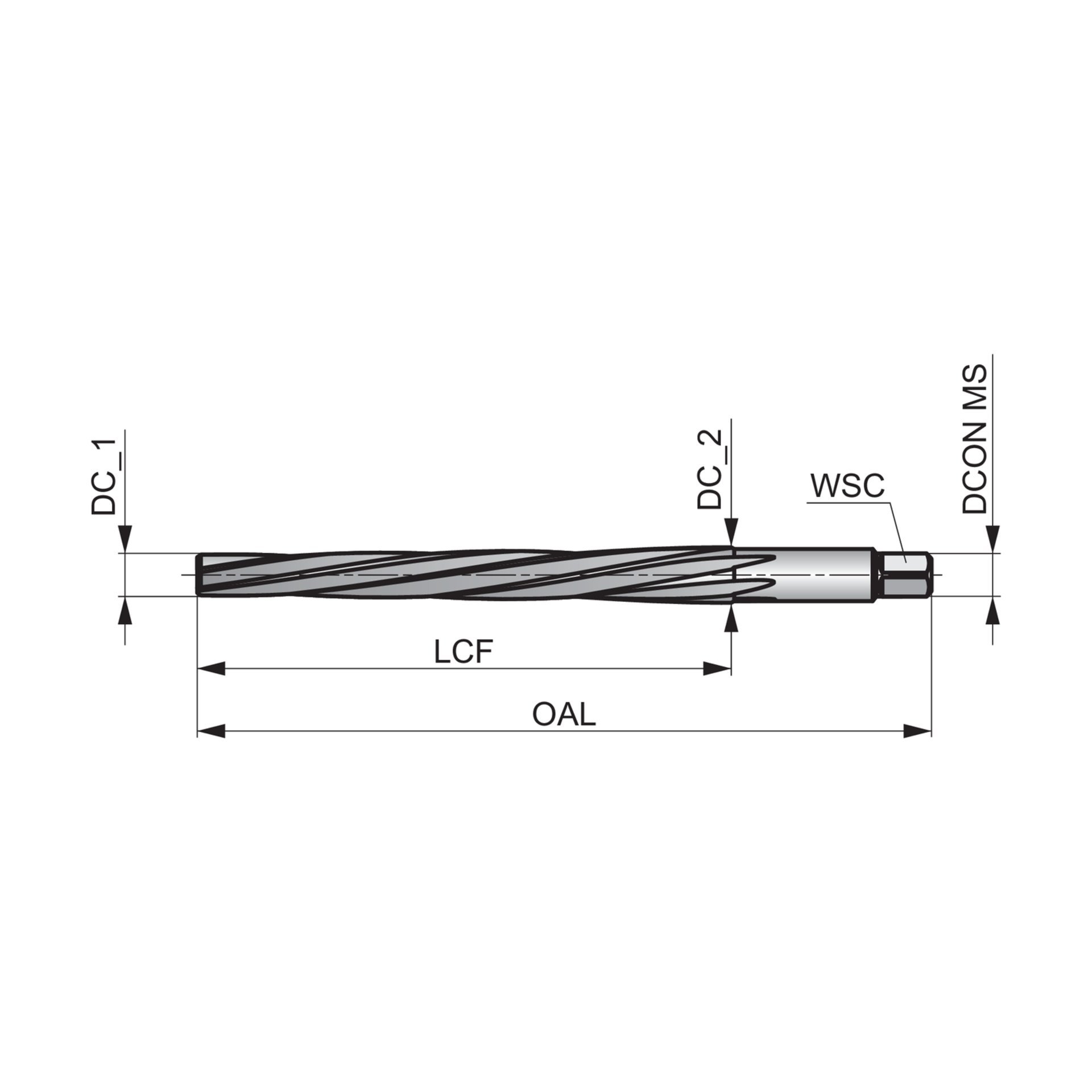 Dormer Pramet Kegelstift-Reibahle B670 Produktbild img2 L