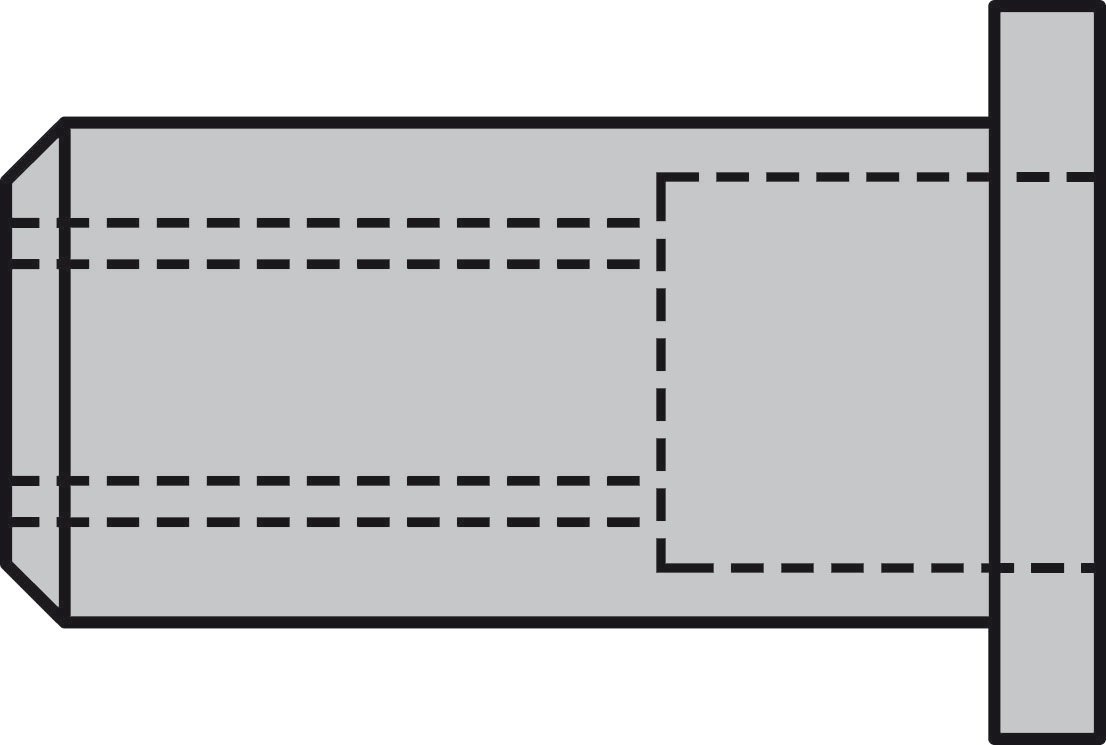 Gesipa Blindnietmuttern Alu Flachrundkopf M 4 x 6 x 13,0 Mini-Pack Produktbild img4 L