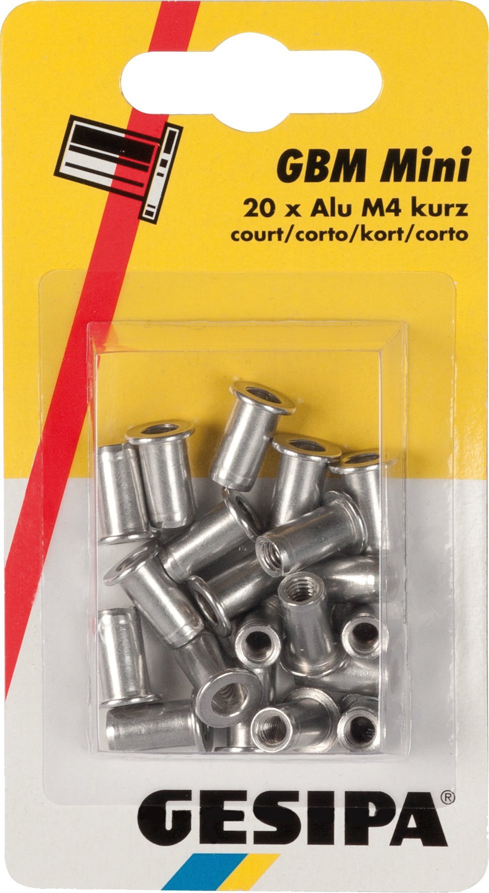 Gesipa Heimwerkerprogramm / SB-Pack / Blindnietmuttern Mini-Pack Standard Produktbild img1 L