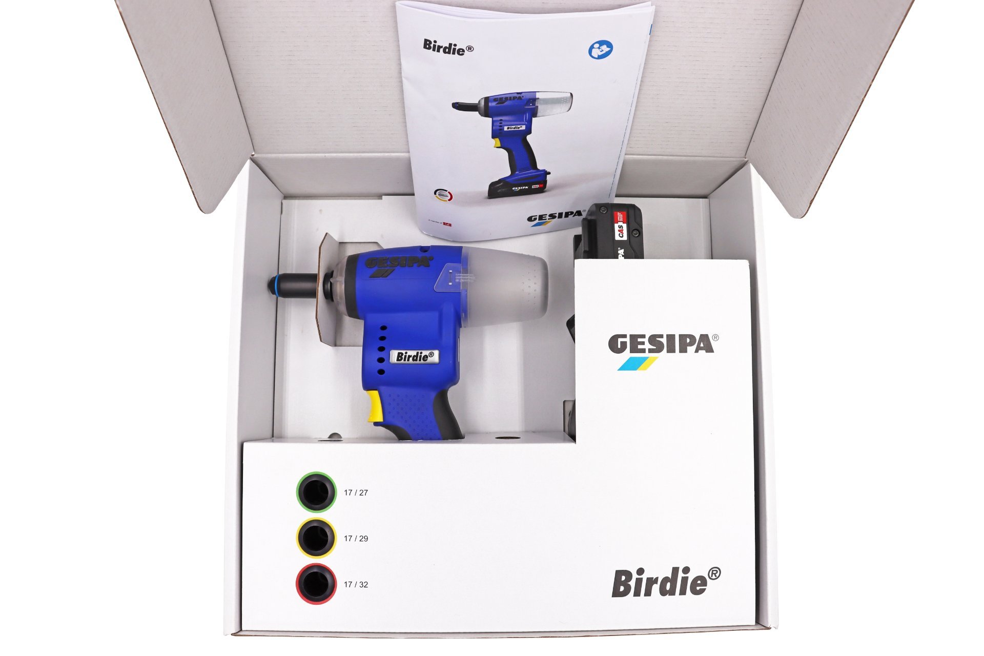 Gesipa Birdie mit 1x Akku 2,0 Ah und 1x Ladegerät im Karton Produktbild img7 L